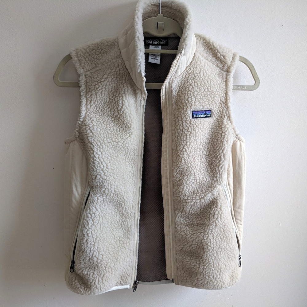 Patagonia retro X sherpa fleece vest - XS pockets